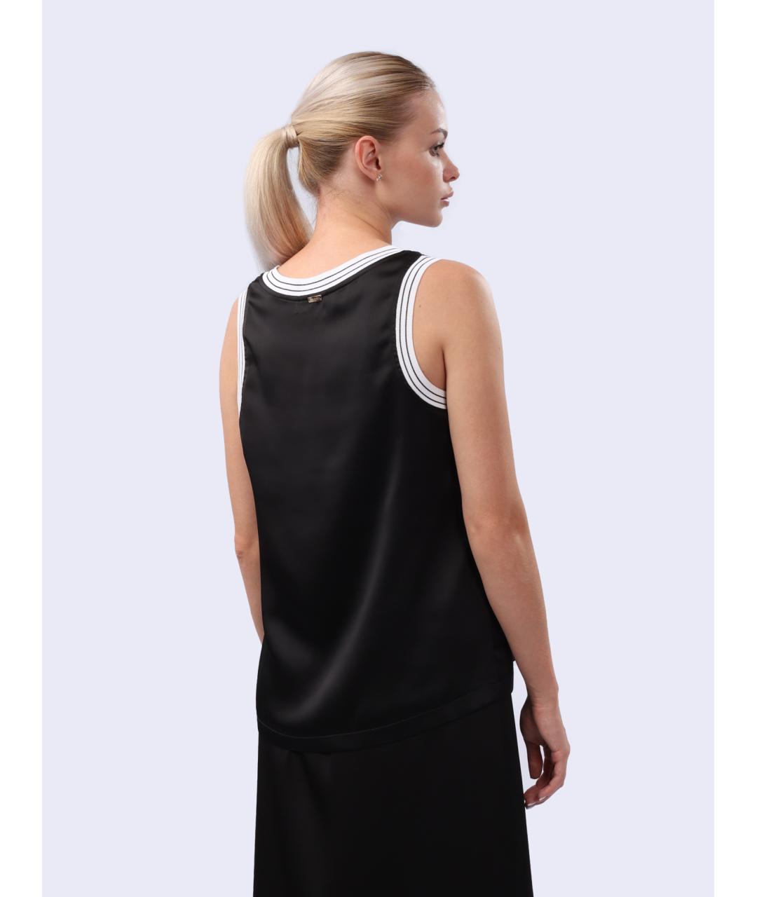 HERNO Черная майка, фото 4