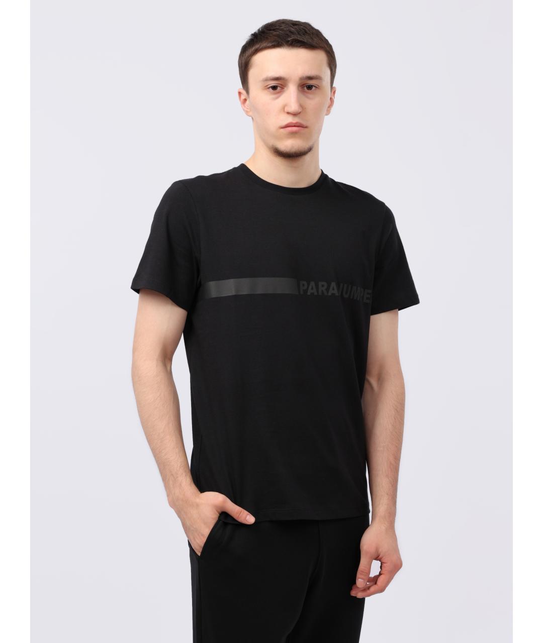PARAJUMPERS Черная хлопковая футболка, фото 6
