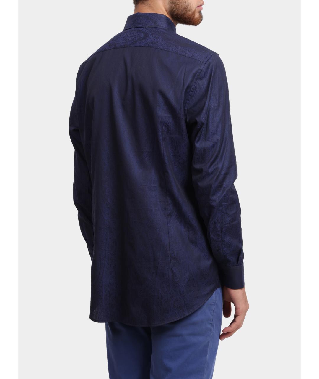 ETRO Темно-синяя кэжуал рубашка, фото 5