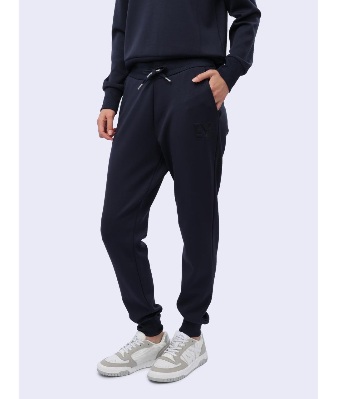 ARMANI EXCHANGE Синие прямые брюки, фото 3