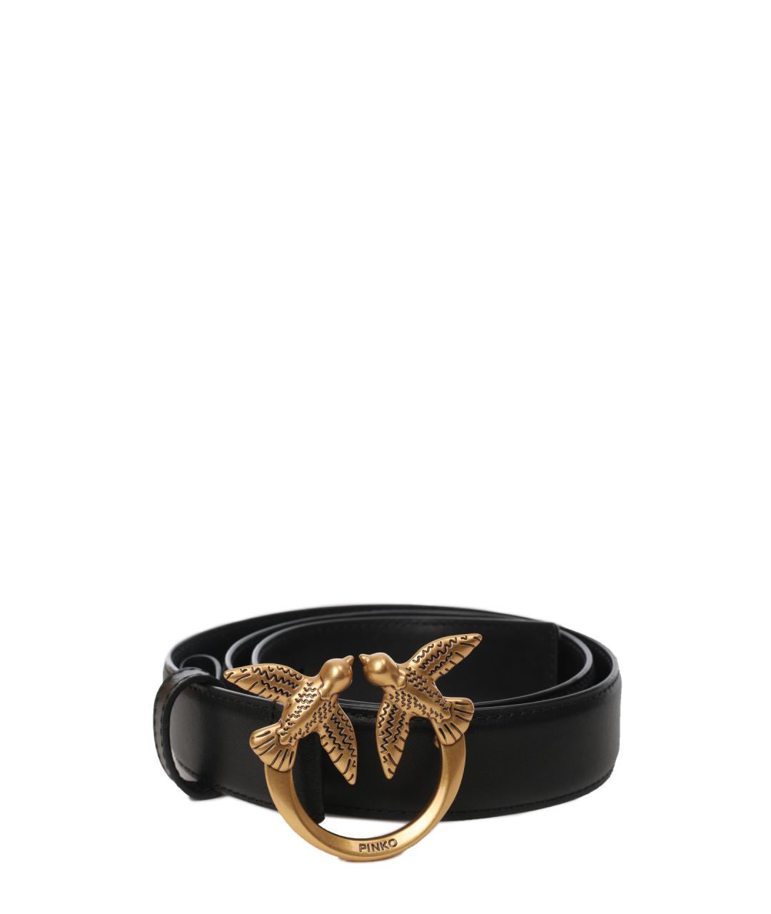 PINKO Черный ремень, фото 1
