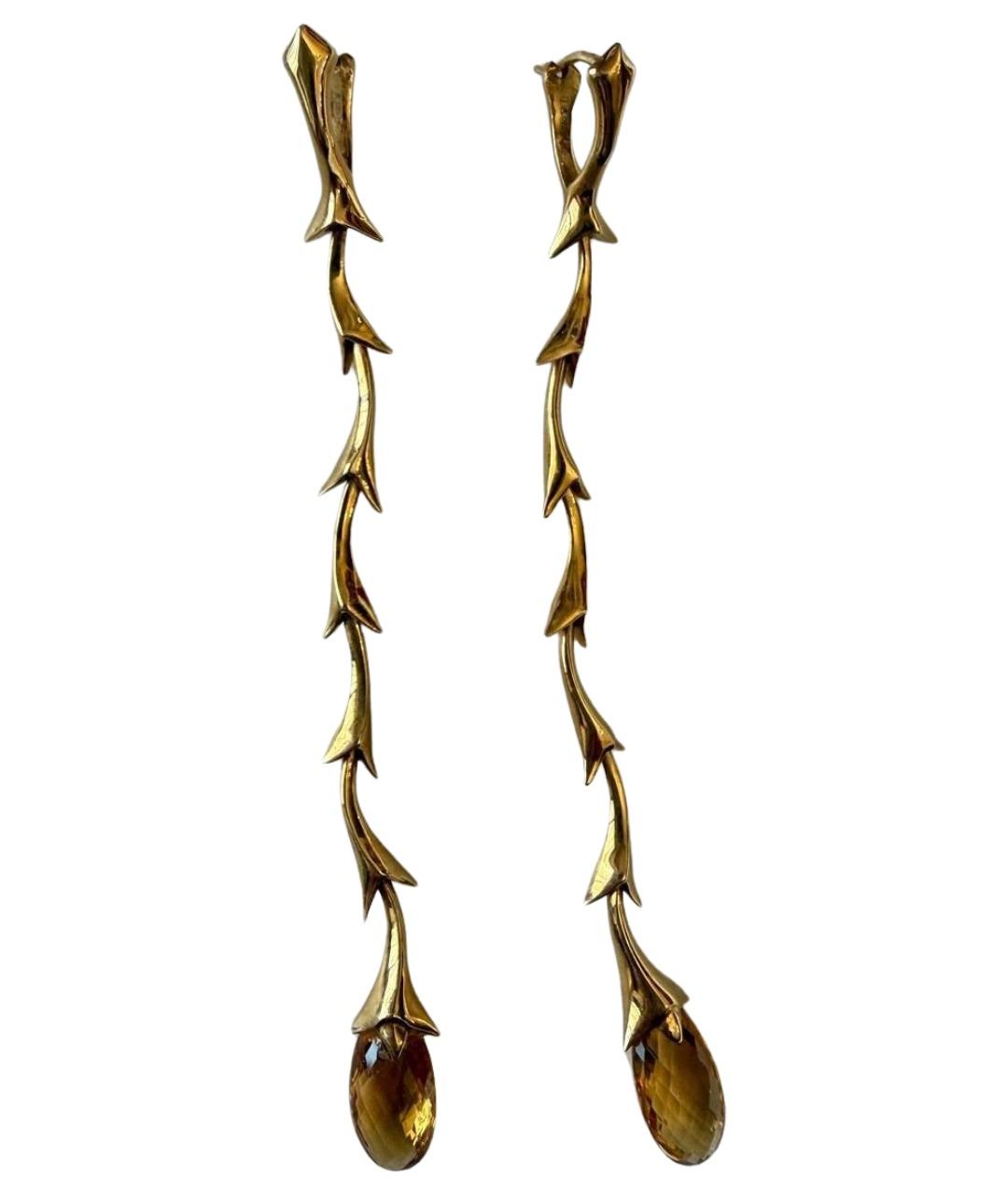 STEPHEN WEBSTER Желтые серьги из желтого золота, фото 1