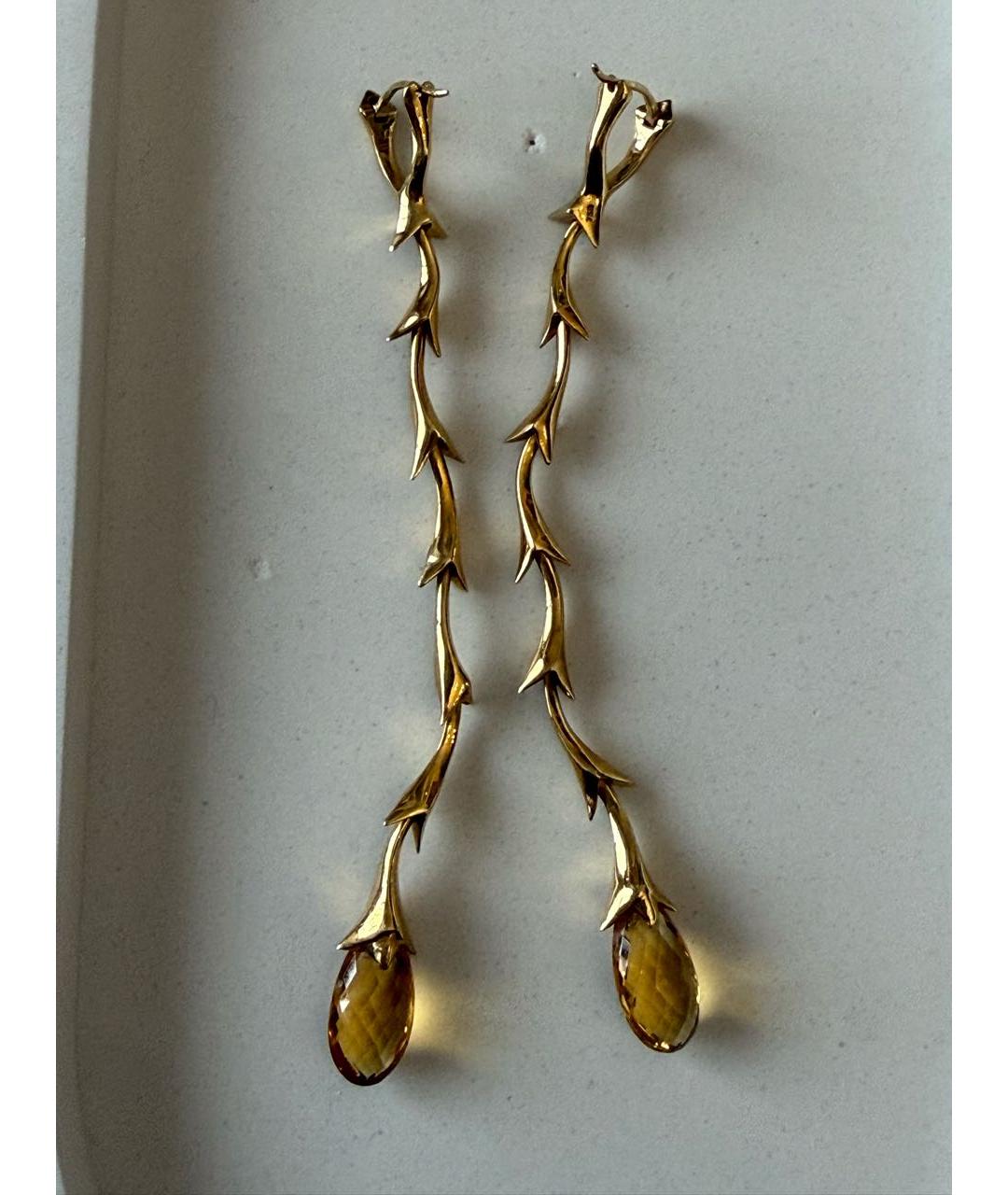 STEPHEN WEBSTER Желтые серьги из желтого золота, фото 2