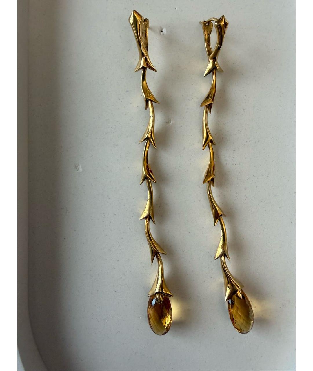 STEPHEN WEBSTER Желтые серьги из желтого золота, фото 5