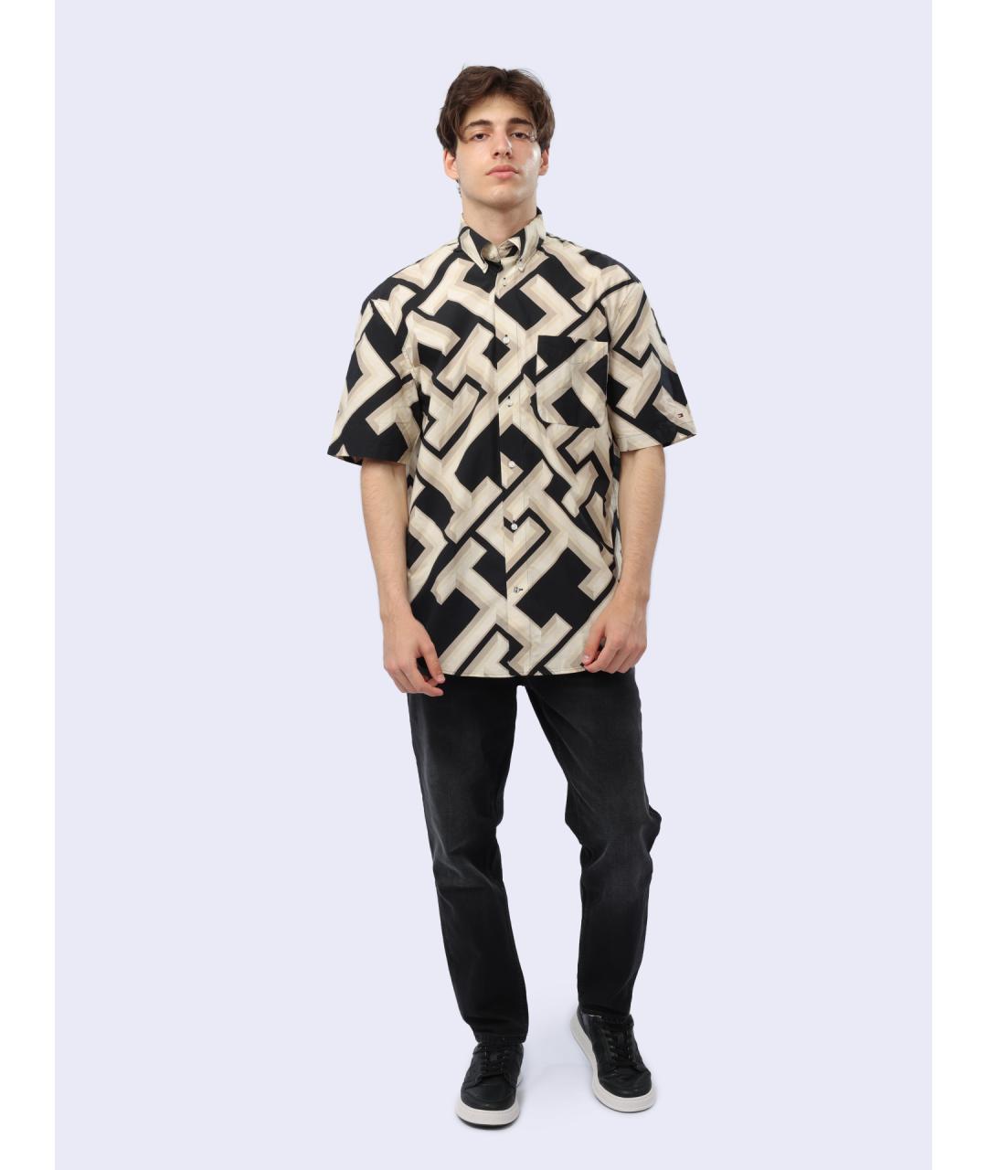 TOMMY HILFIGER Мульти хлопковая кэжуал рубашка, фото 2
