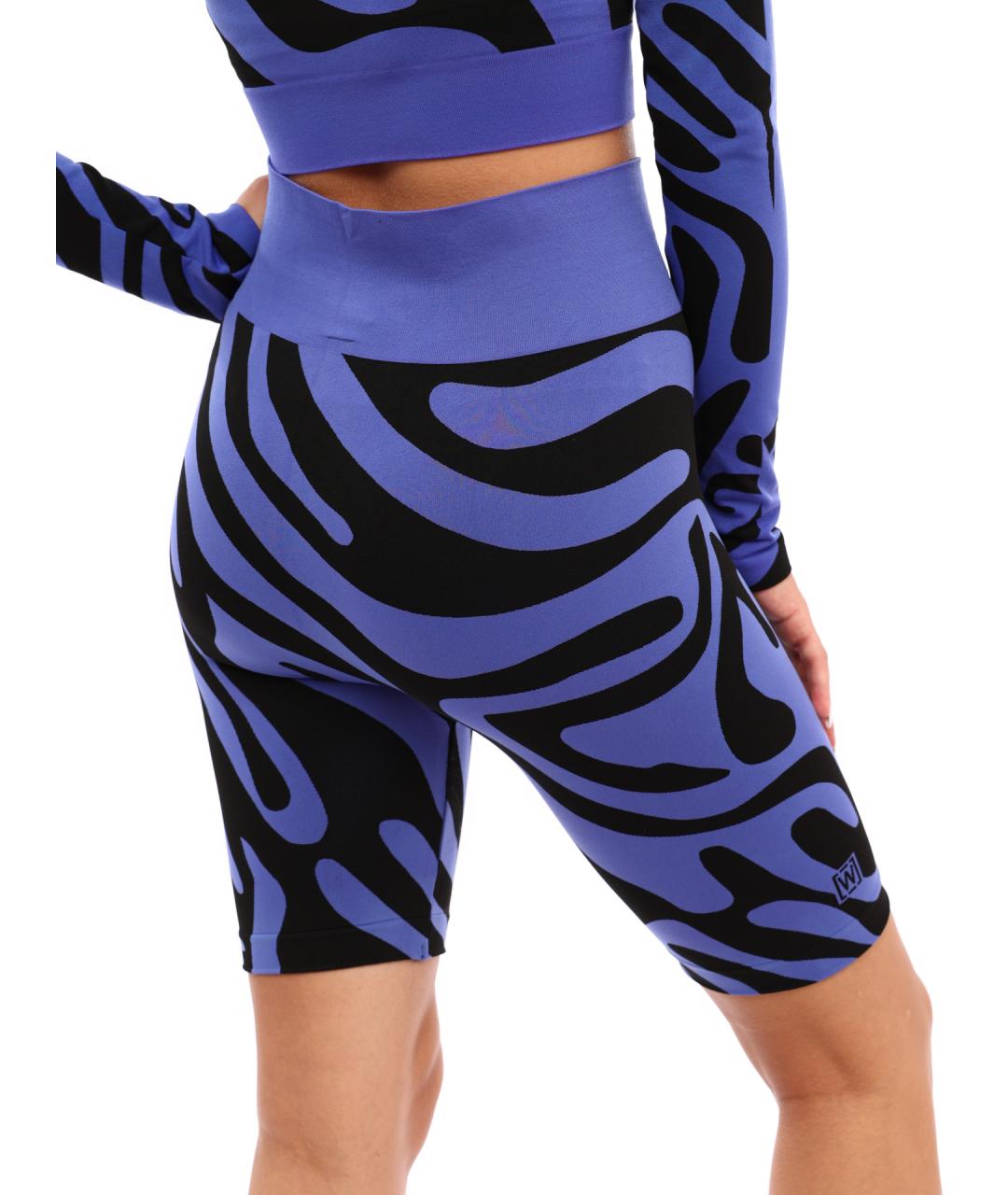 ADIDAS BY STELLA MCCARTNEY Синие леггинсы и велосипедки, фото 6