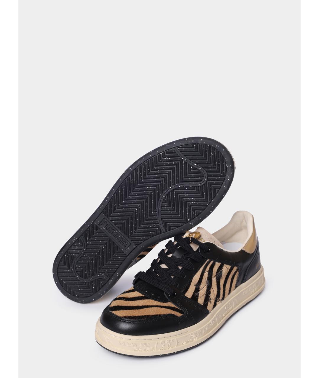 PREMIATA Черные кожаные кеды, фото 4