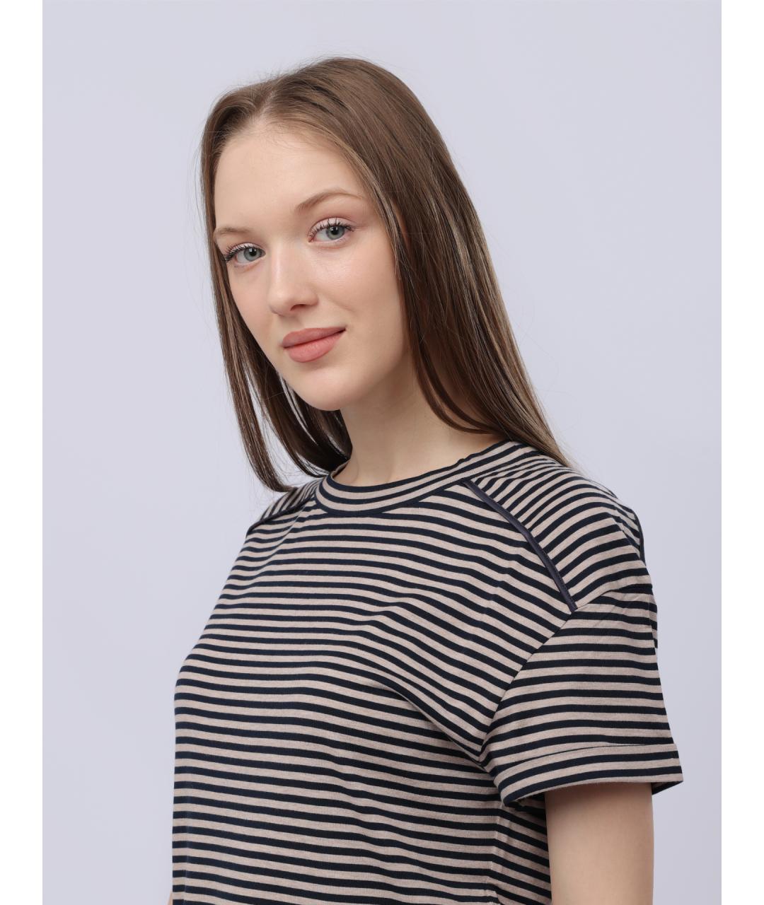 BRUNELLO CUCINELLI Мульти хлопковая футболка, фото 4