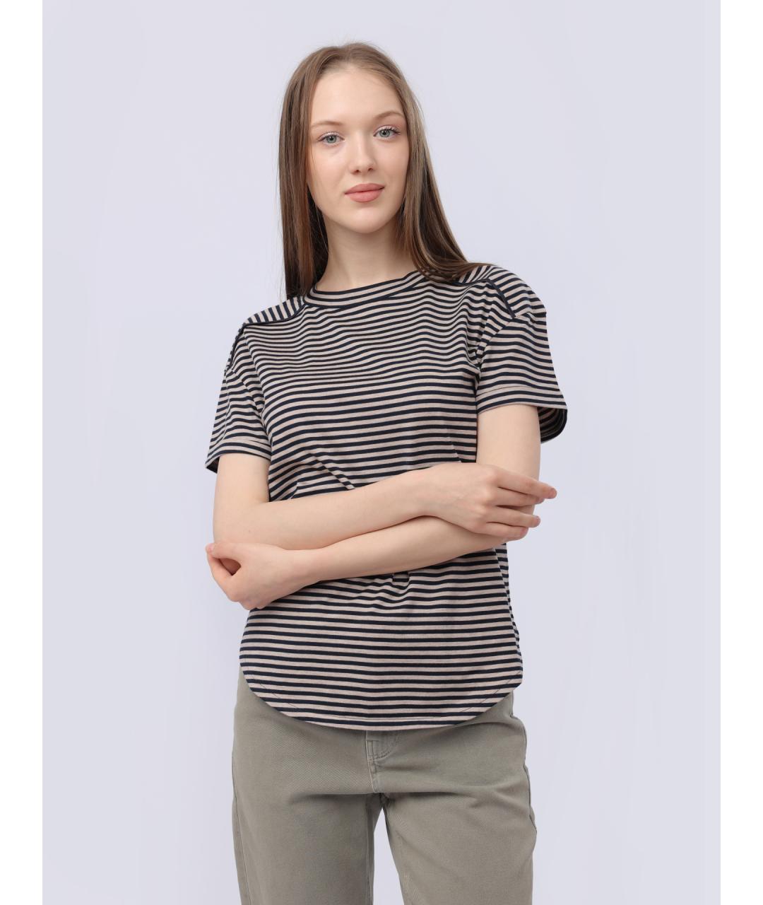 BRUNELLO CUCINELLI Мульти хлопковая футболка, фото 3