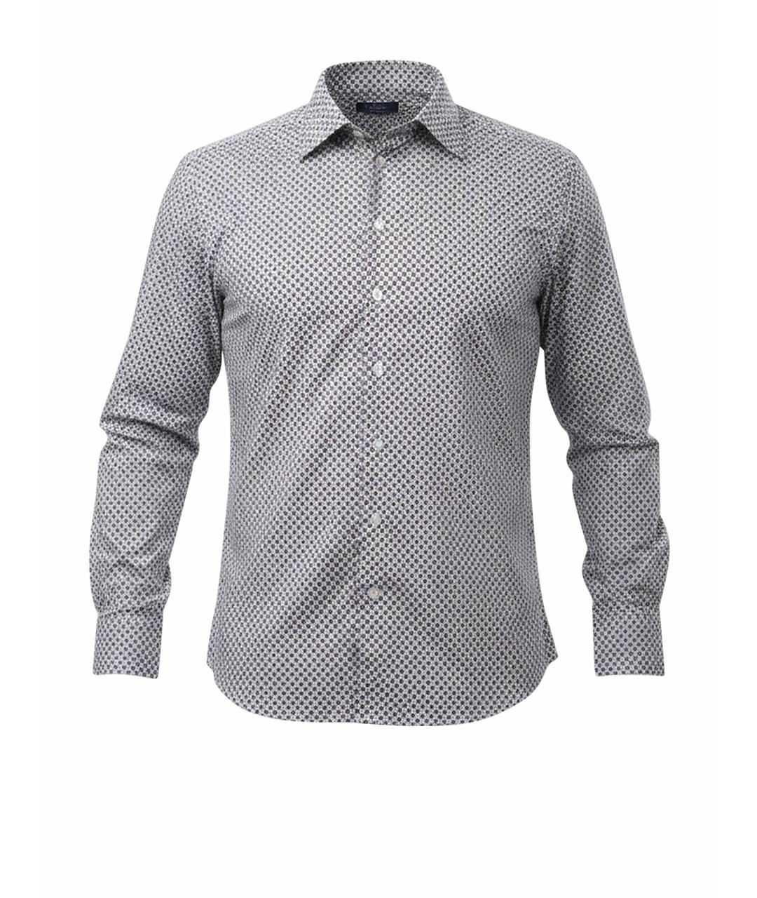 ETRO Серая хлопковая кэжуал рубашка, фото 1