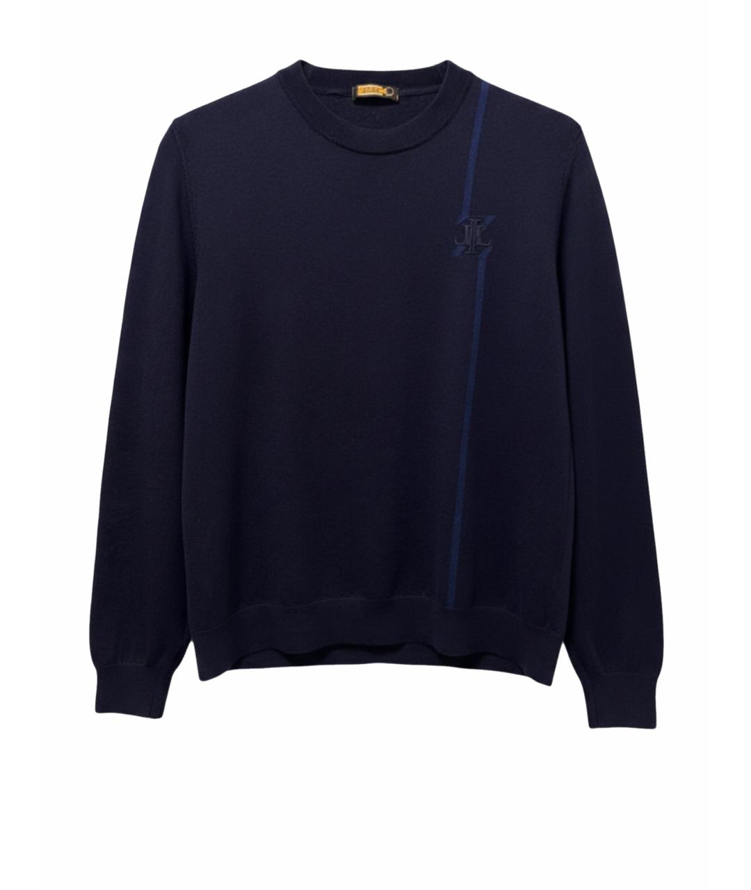 ZILLI Темно-синий джемпер / свитер, фото 1