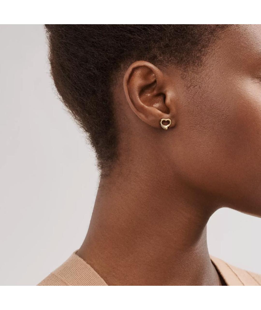 TIFFANY&CO Золотые серьги из желтого золота, фото 2