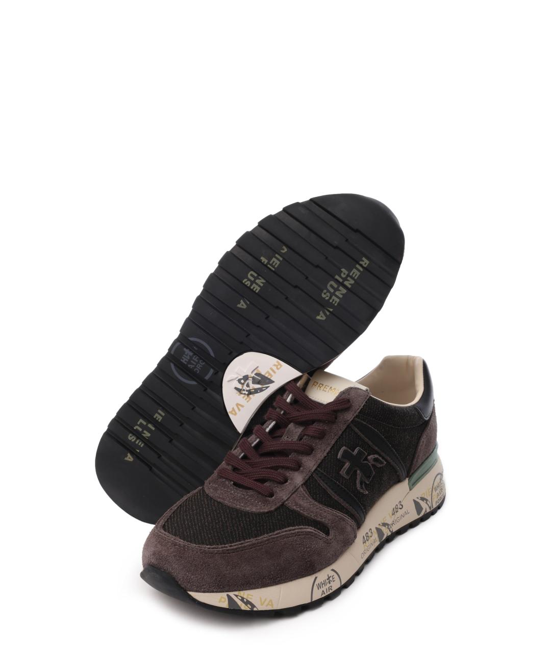 PREMIATA Мульти замшевые высокие кроссовки / кеды, фото 4