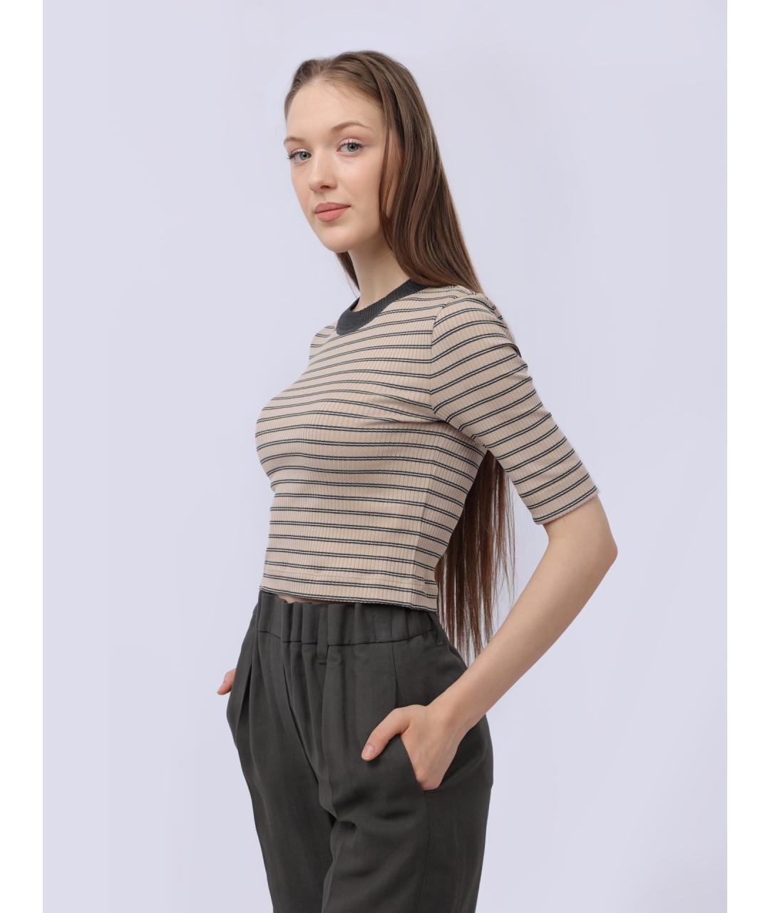 BRUNELLO CUCINELLI Мульти хлопковая майка, фото 4