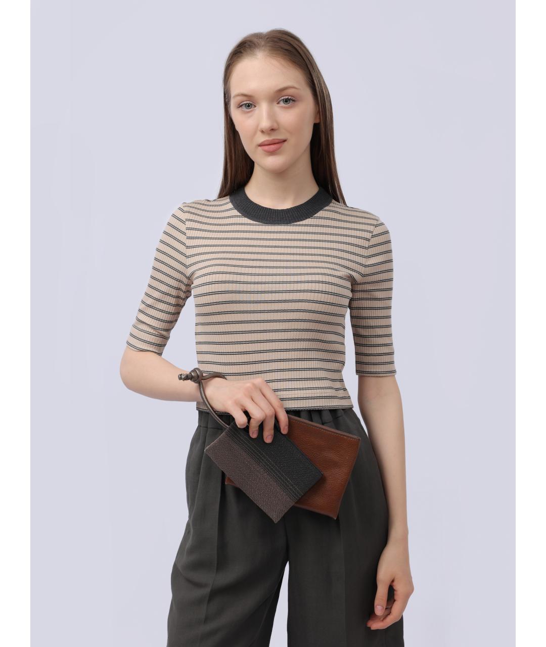 BRUNELLO CUCINELLI Мульти хлопковая майка, фото 3