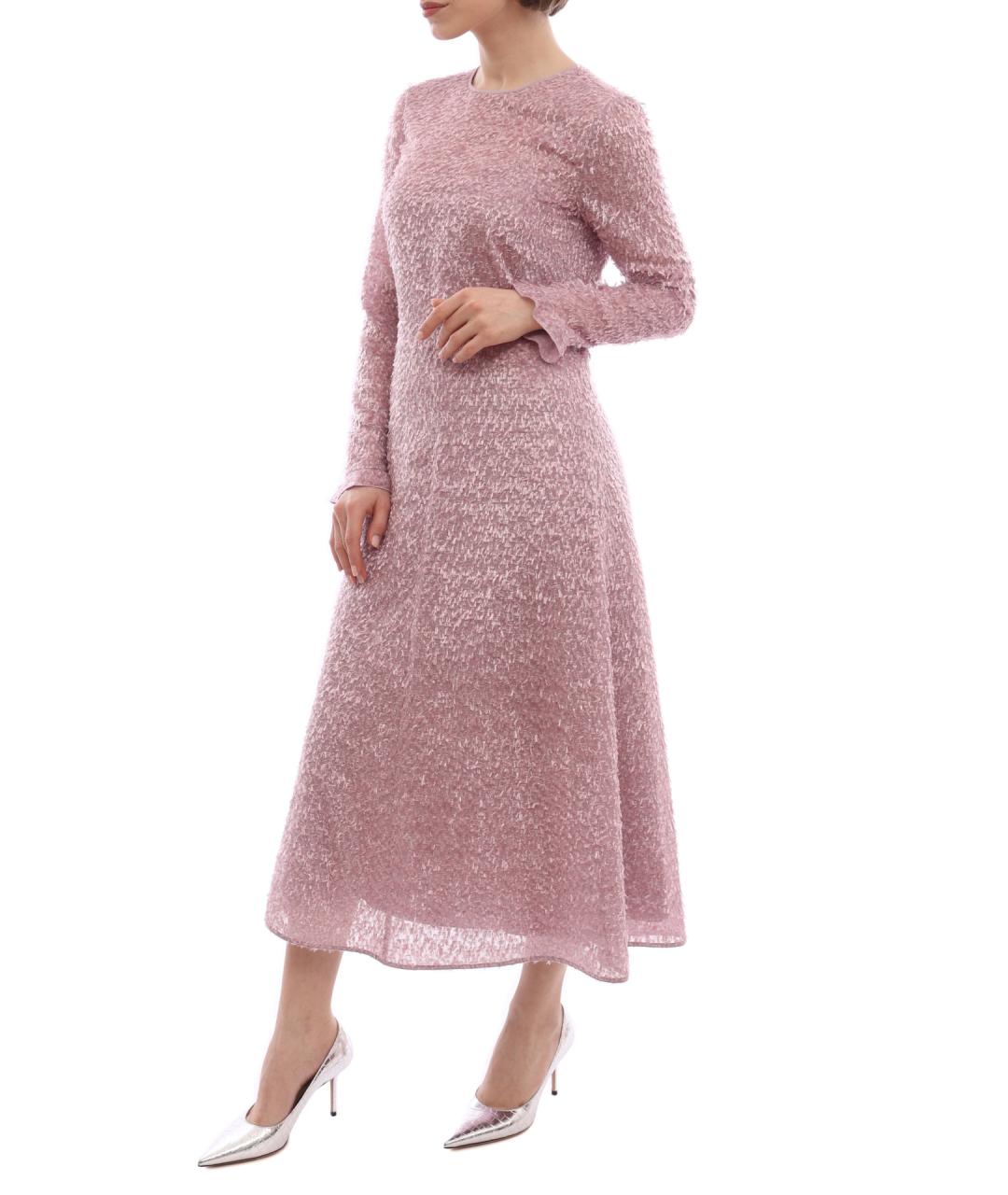 VALENTINO Розовое вечернее платье, фото 4