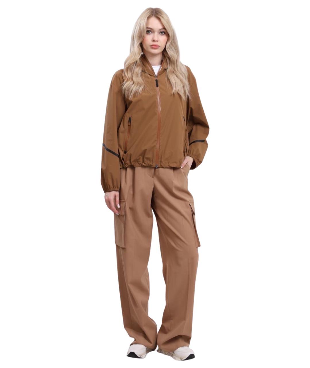 HERNO Бежевая полиамидовая куртка, фото 1