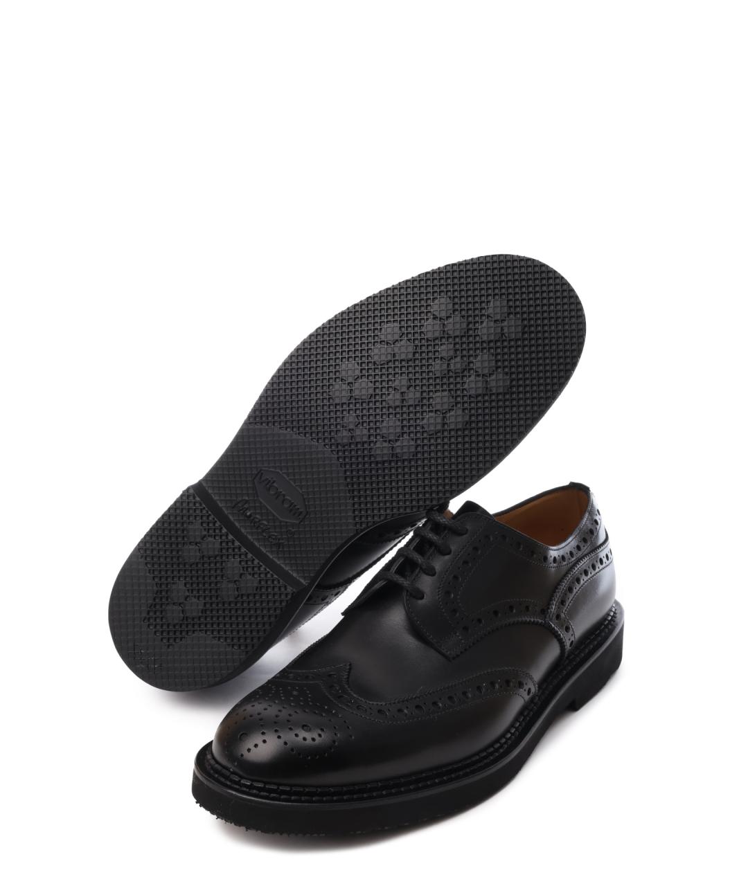 PREMIATA Черные кожаные туфли, фото 4