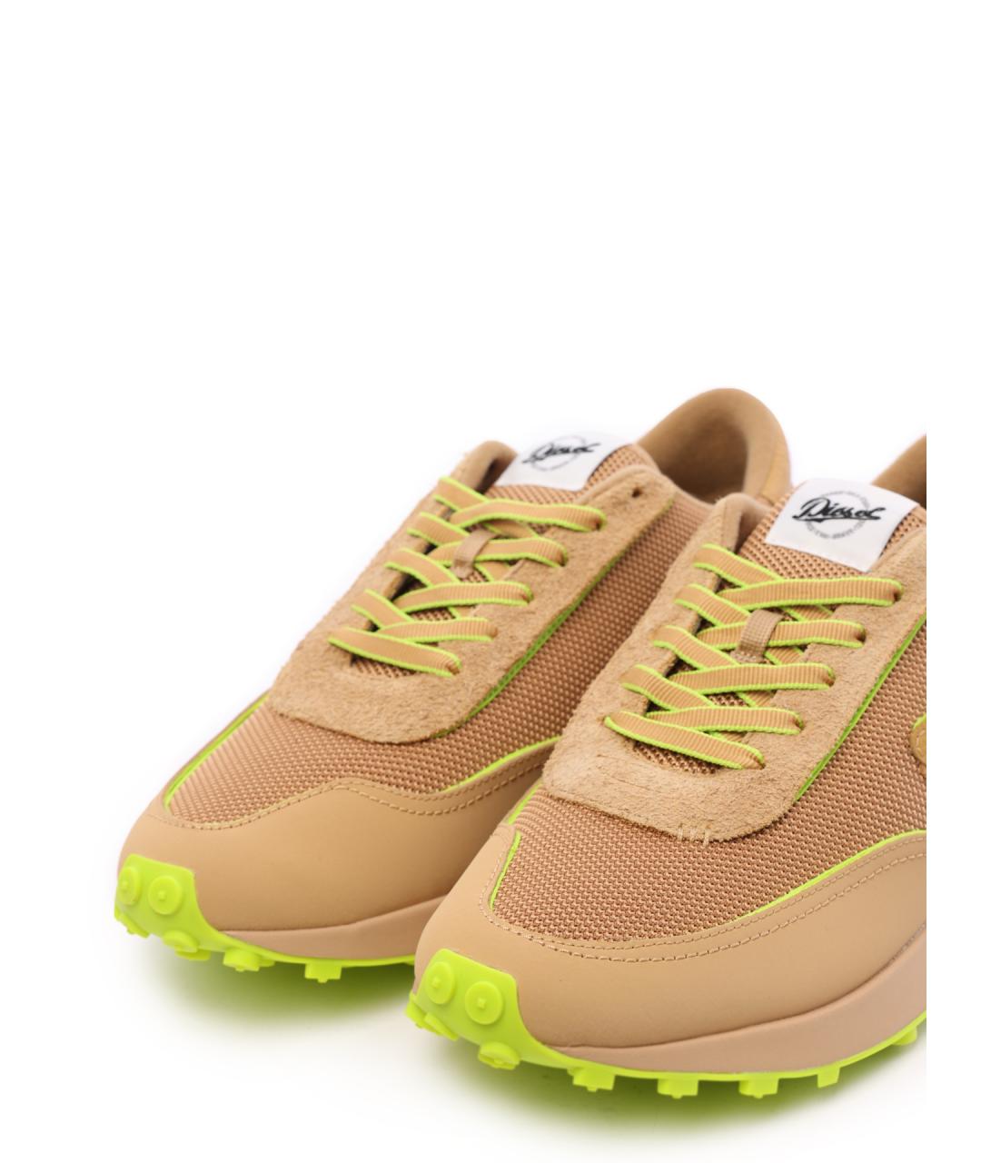 DIESEL Коричневые высокие кроссовки / кеды, фото 5