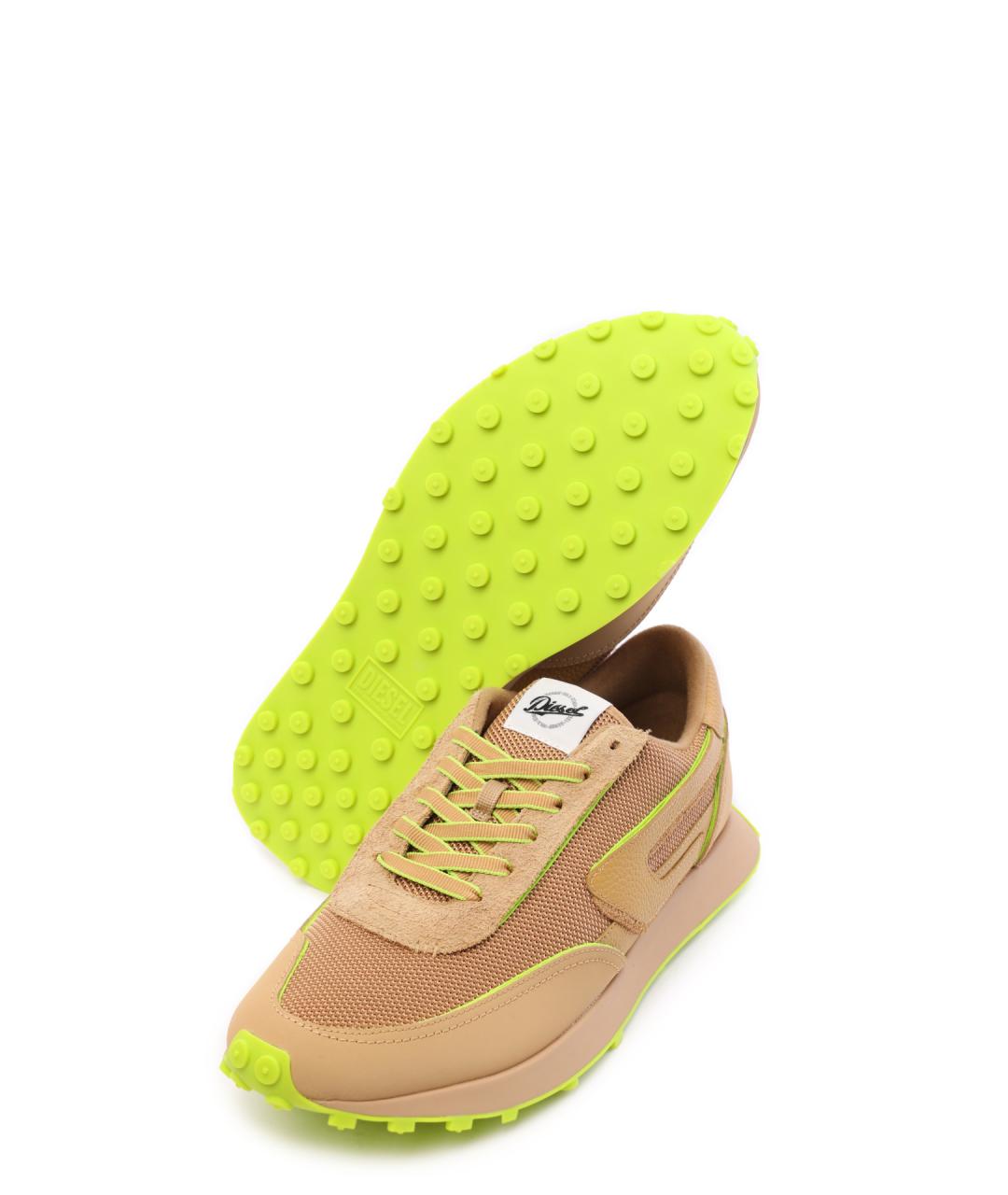 DIESEL Коричневые высокие кроссовки / кеды, фото 3