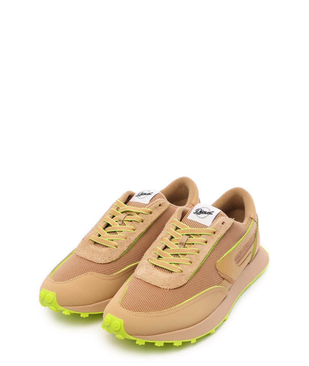 DIESEL Коричневые высокие кроссовки / кеды, фото 2