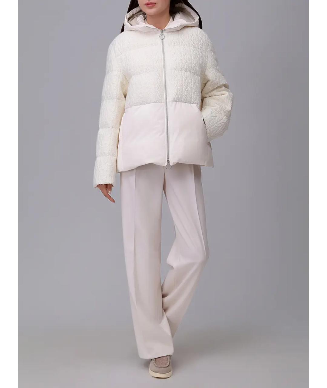 PAUL & SHARK Белый полиэстеровый пуховик, фото 2