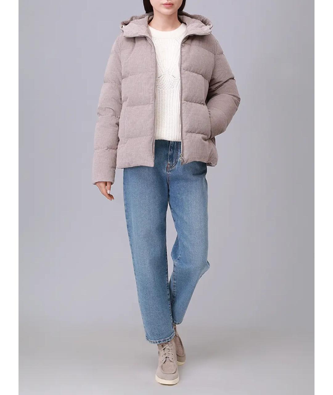 PAUL & SHARK Бежевый хлопковый пуховик, фото 2