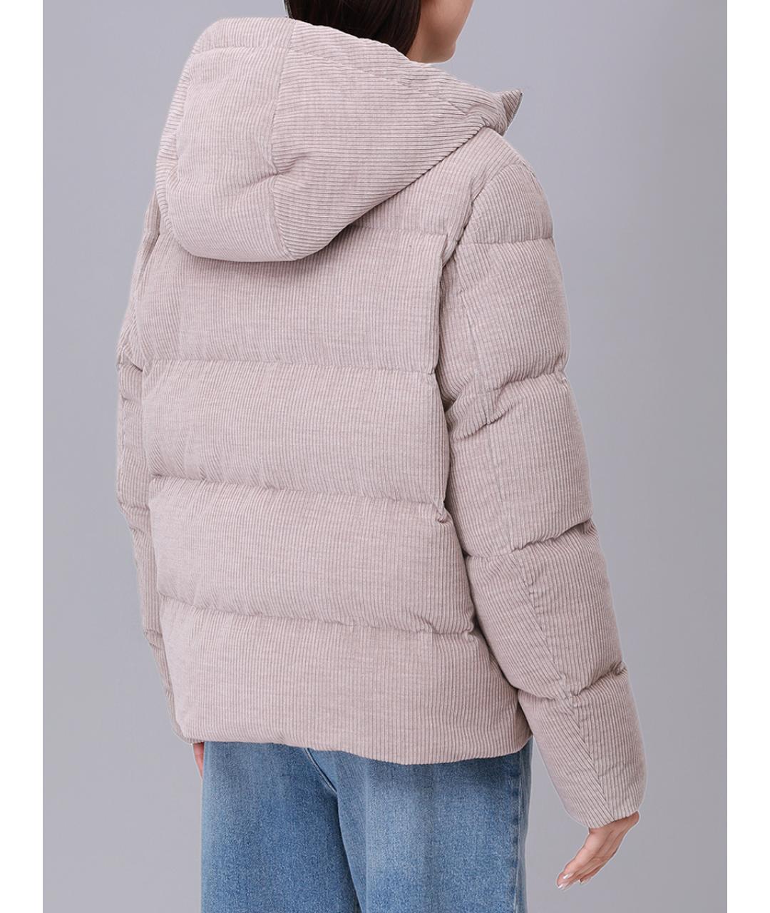 PAUL & SHARK Бежевый хлопковый пуховик, фото 3