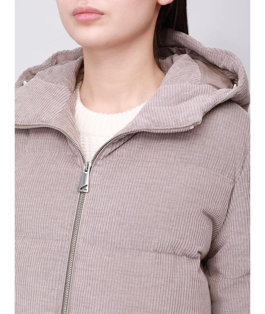 PAUL & SHARK Бежевый хлопковый пуховик, фото 5