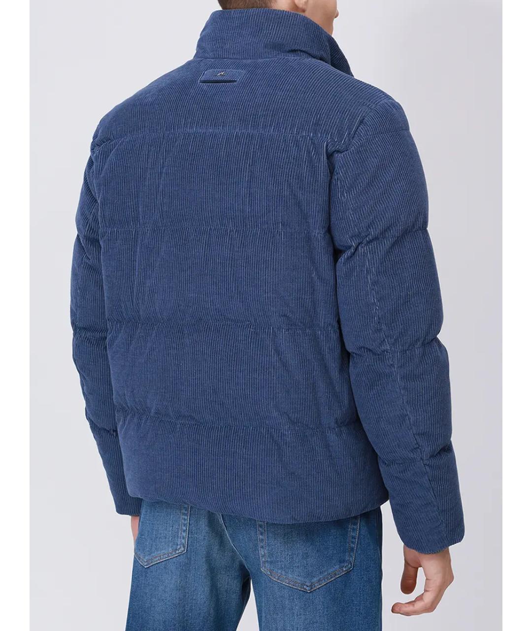 PAUL & SHARK Синий хлопковый пуховик, фото 3