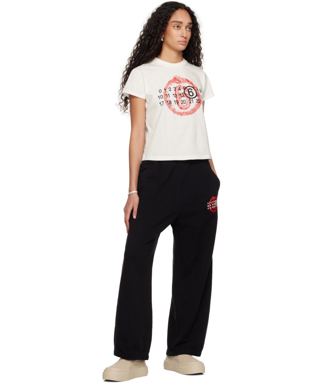 MM6 MAISON MARGIELA Бежевые текстильные слипоны, фото 4