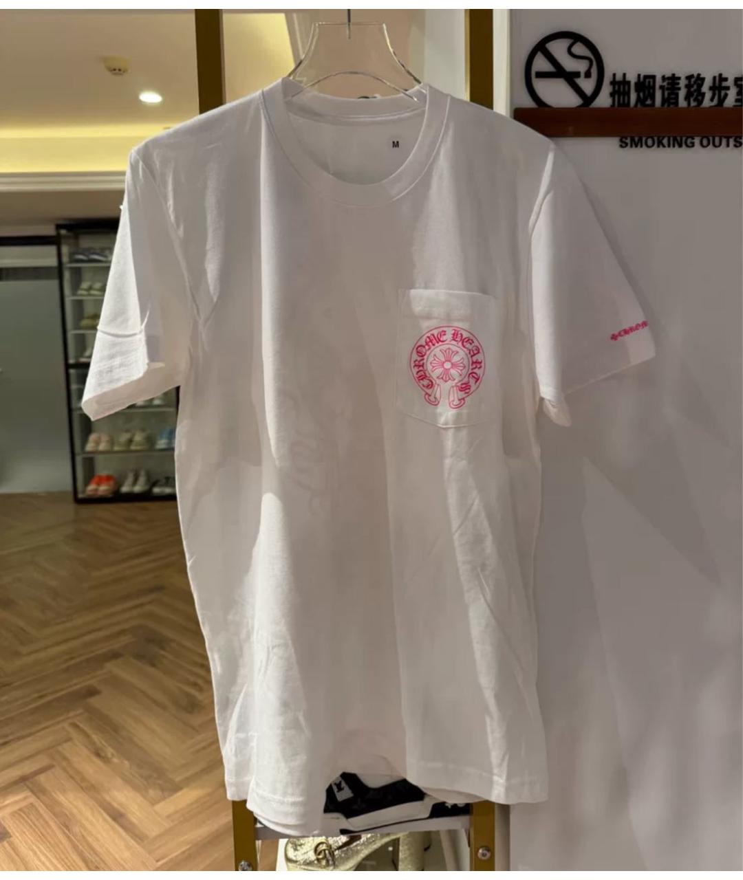 CHROME HEARTS Белая футболка, фото 6