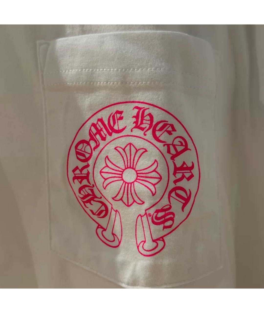CHROME HEARTS Белая футболка, фото 3