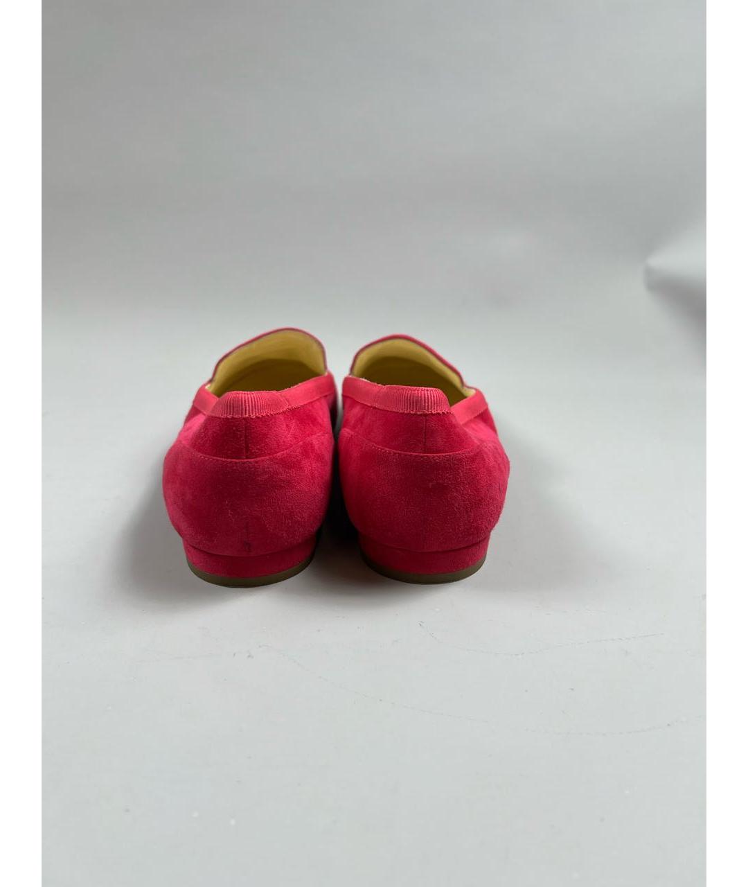 CHANEL Розовые замшевые лоферы, фото 5