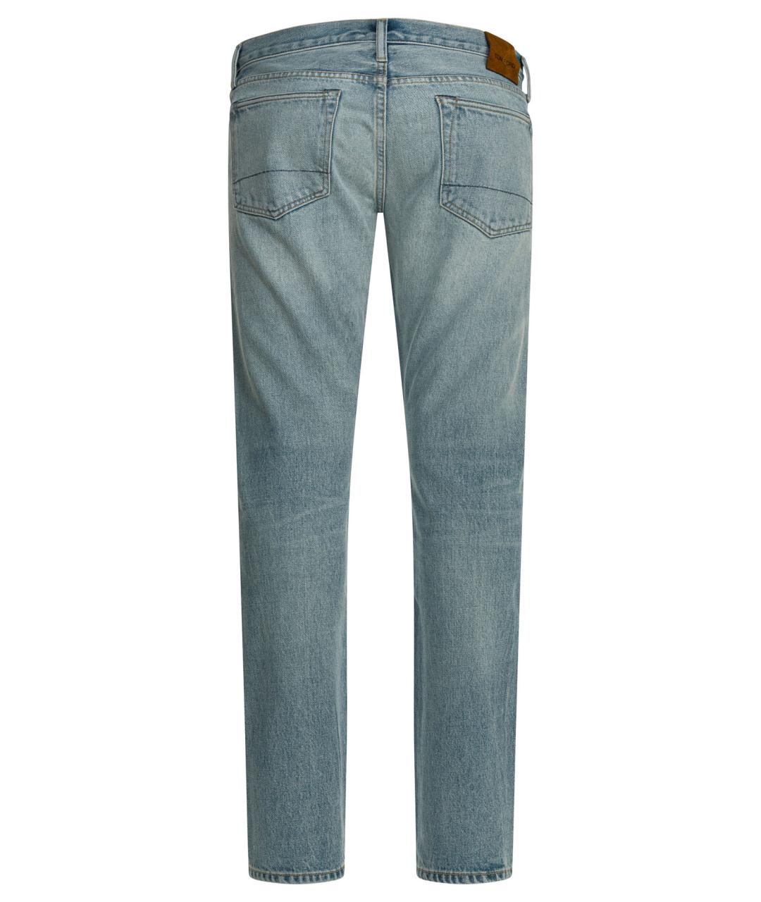 TOM FORD Голубые хлопко-лиоцелловые джинсы скинни, фото 2