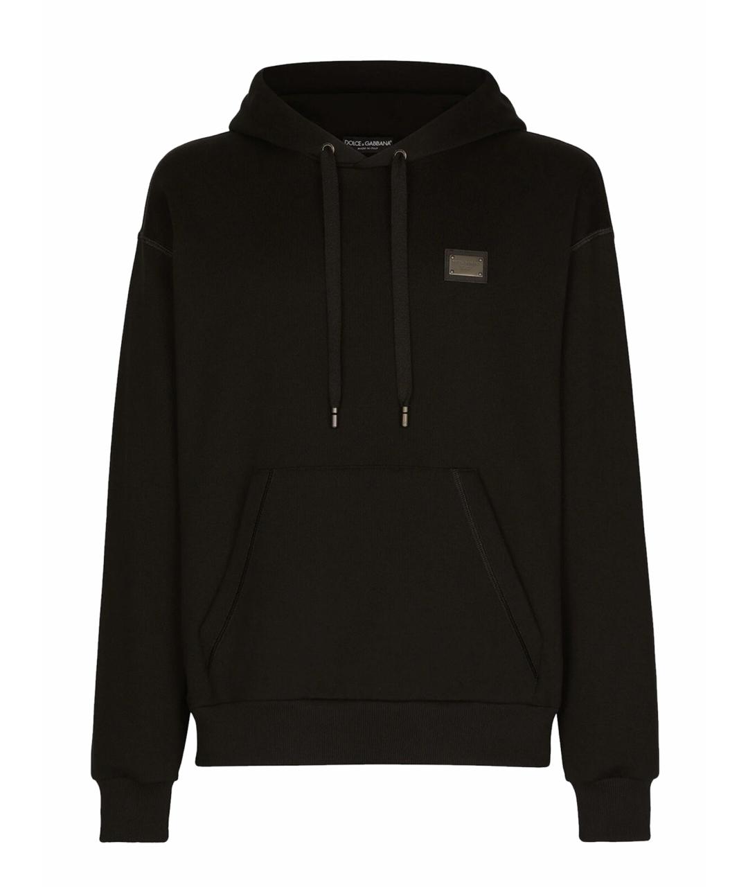 DOLCE&GABBANA Черный хлопковый спортивный костюм, фото 1