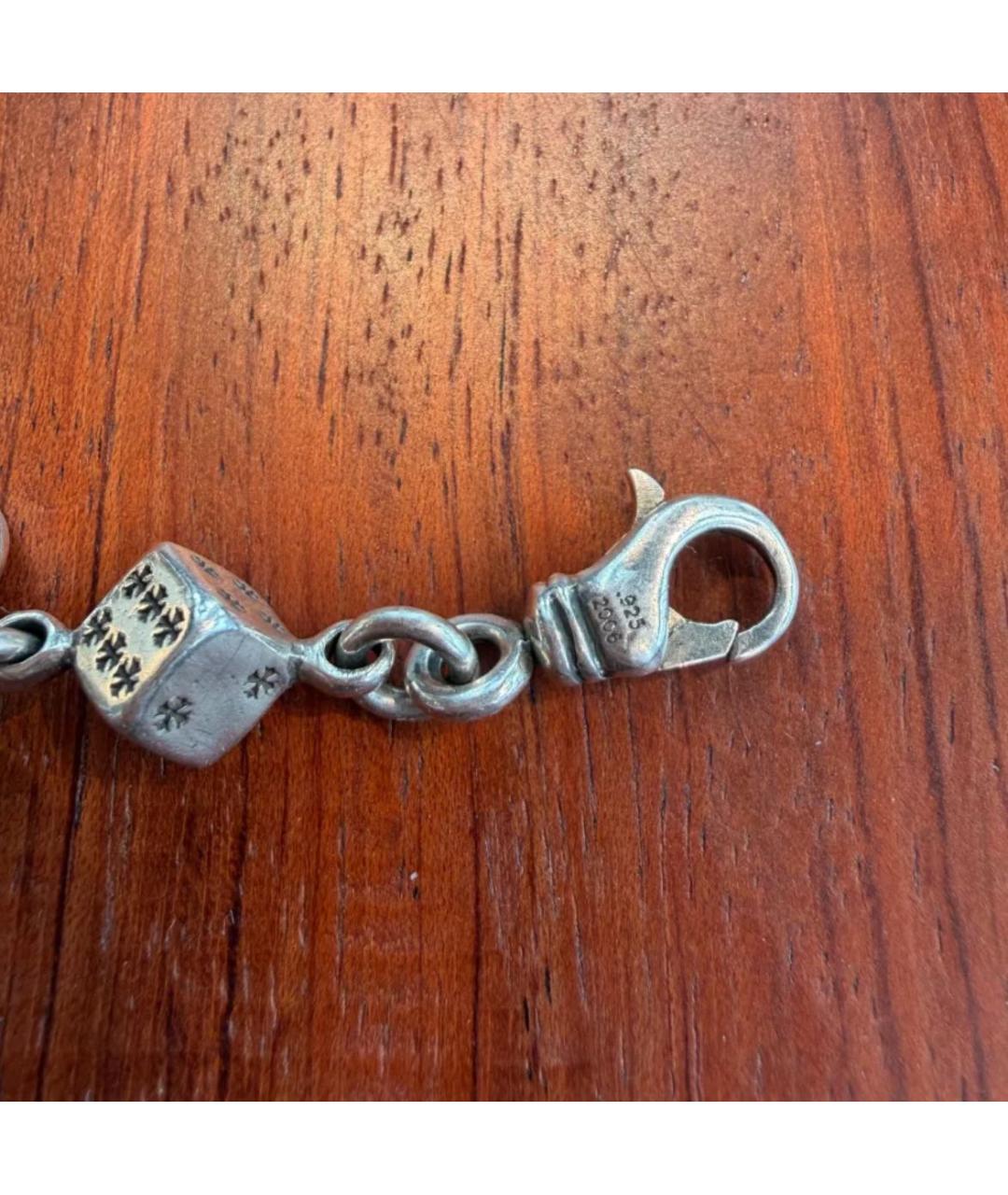 CHROME HEARTS Серебрянный серебряный браслет, фото 4