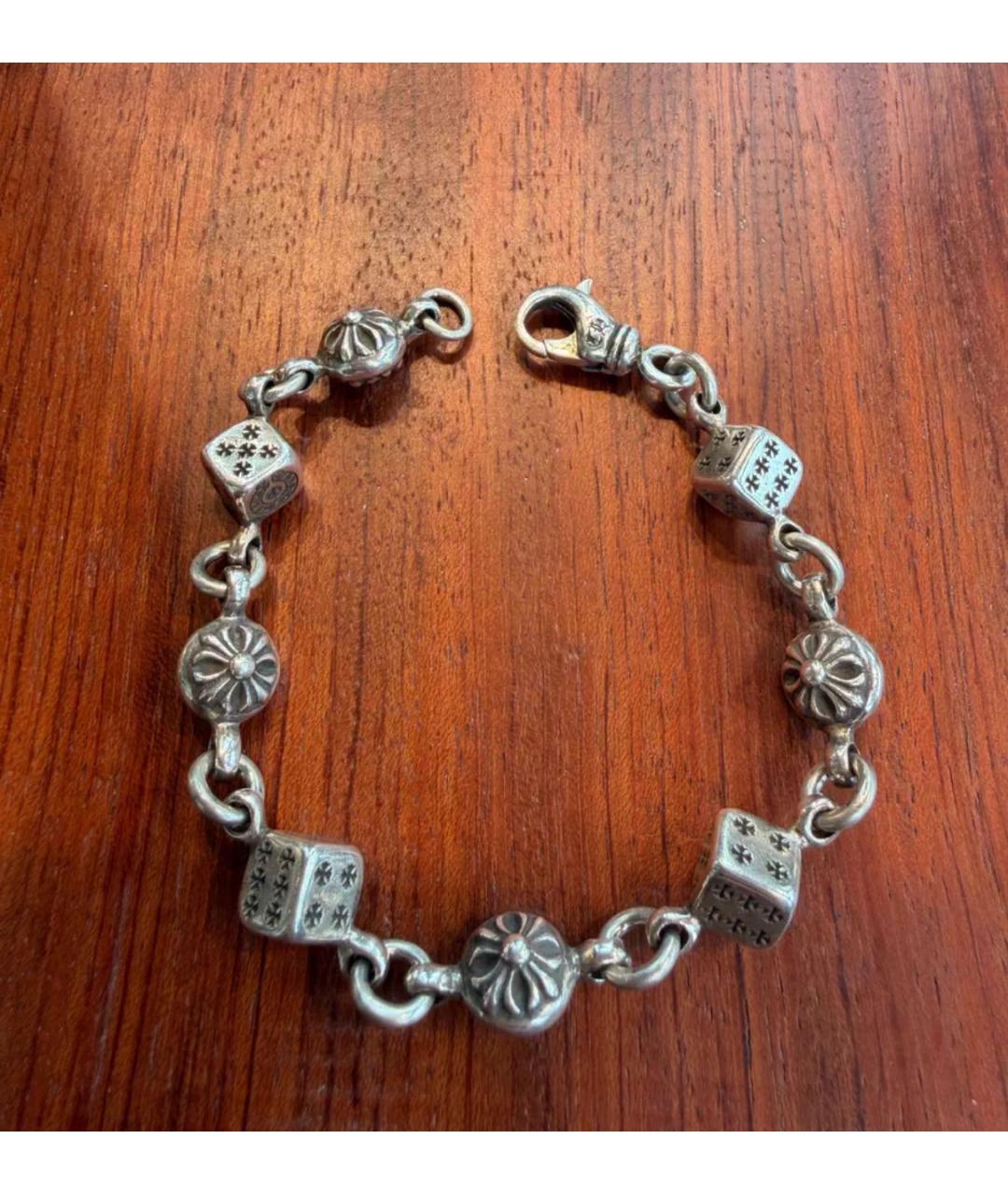 CHROME HEARTS Серебрянный серебряный браслет, фото 5
