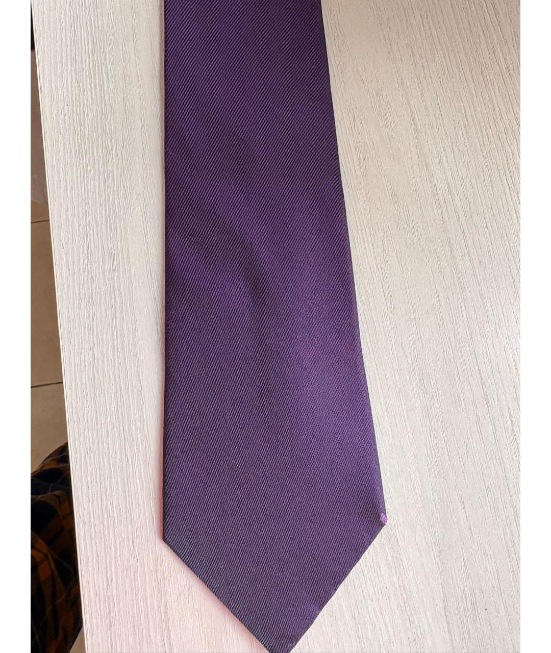 ETRO Темно-синий шелковый галстук, фото 4