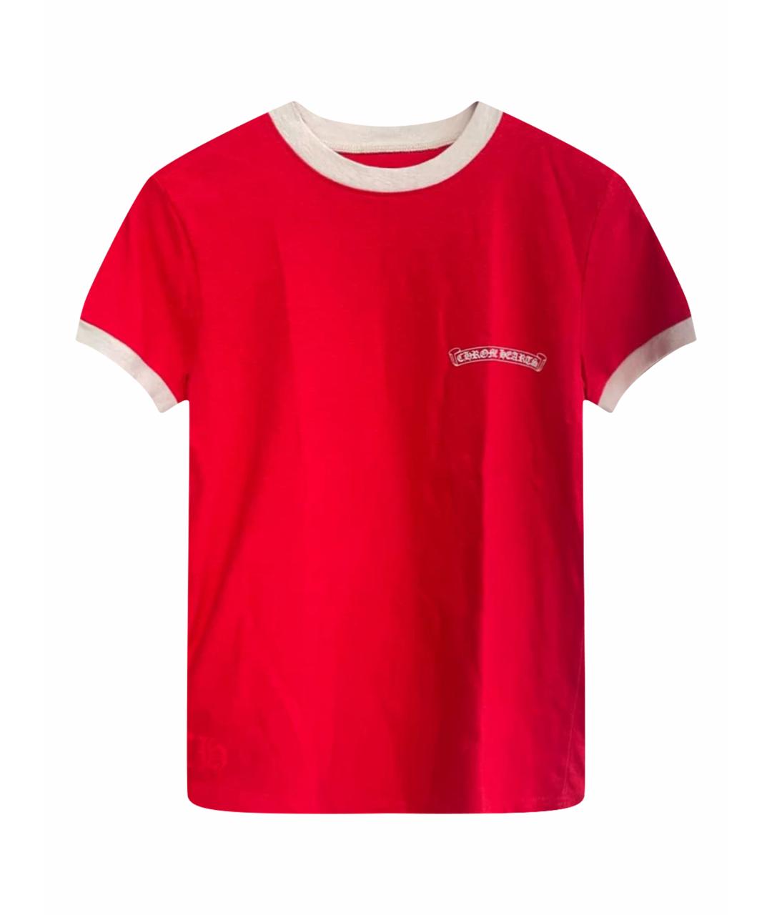 CHROME HEARTS Красная футболка, фото 1