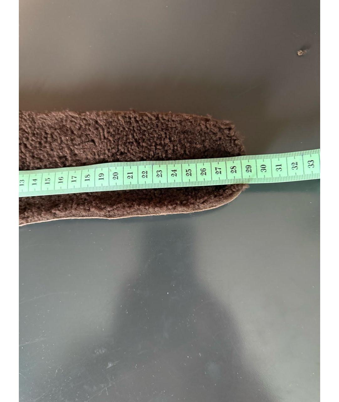 LORO PIANA Коричневые замшевые низкие кроссовки / кеды, фото 6