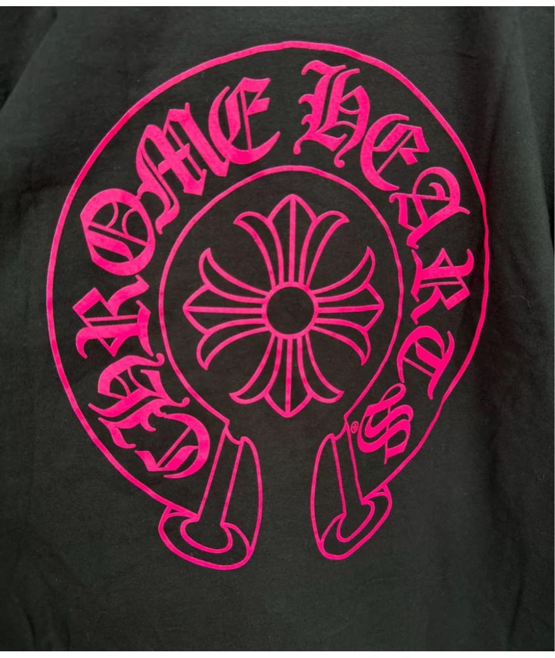 CHROME HEARTS Черная футболка, фото 4