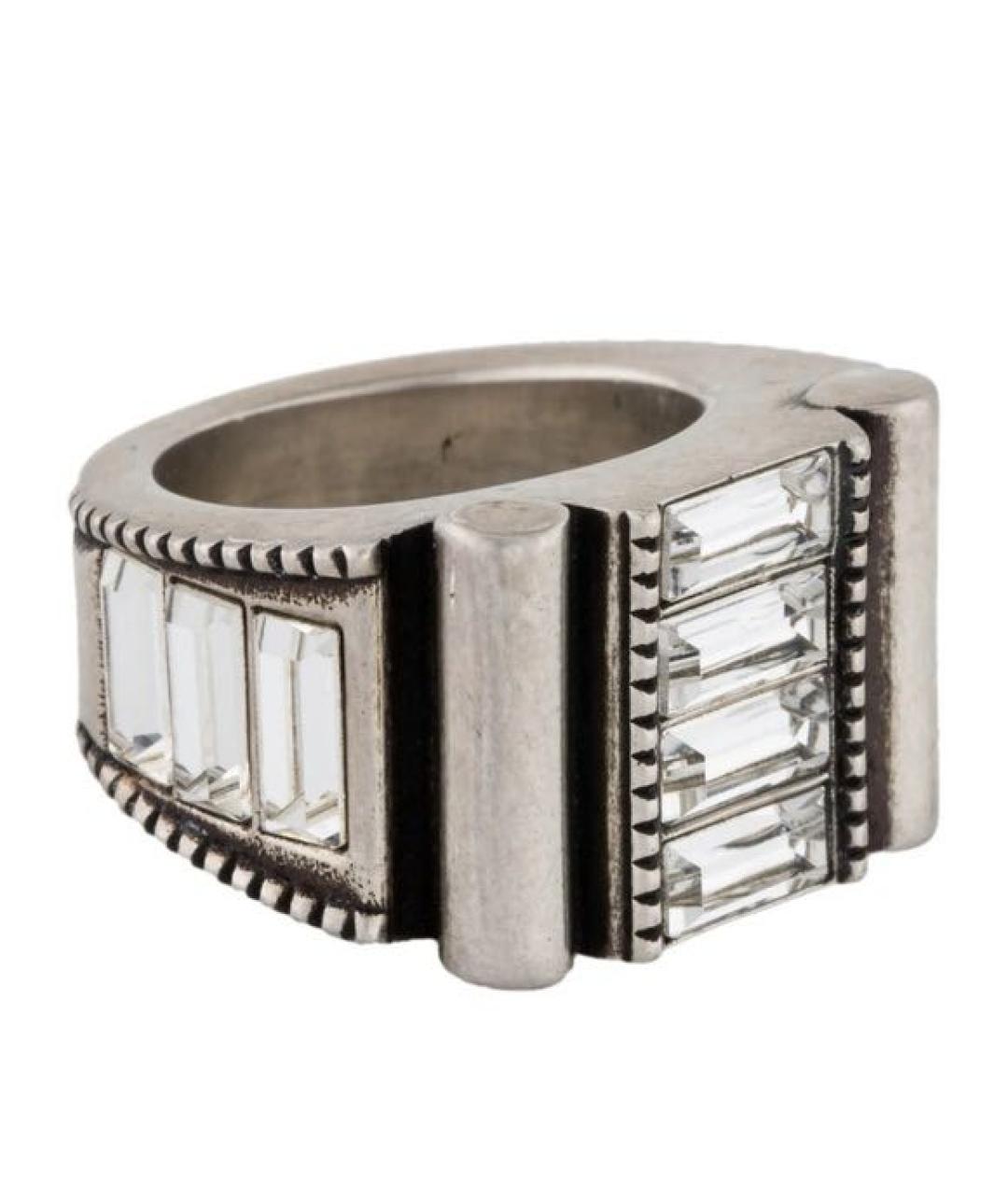 SAINT LAURENT Серебряное латунное кольцо, фото 5