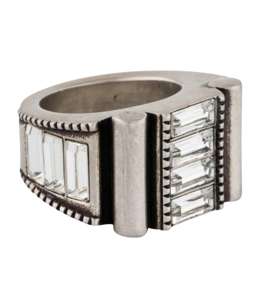 SAINT LAURENT Серебряное латунное кольцо, фото 1