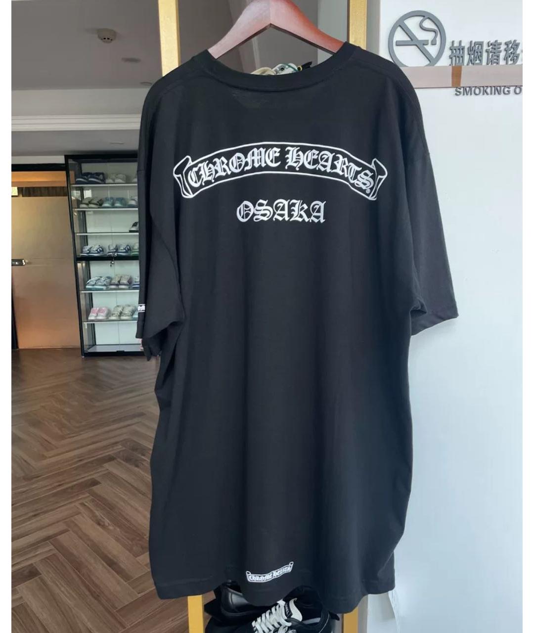 CHROME HEARTS Черная футболка, фото 5