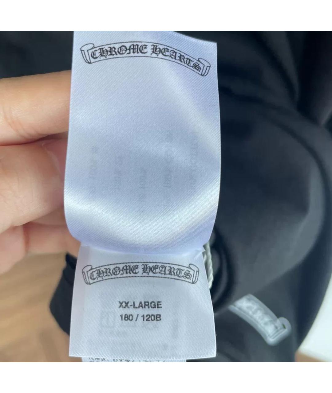 CHROME HEARTS Черная футболка, фото 4