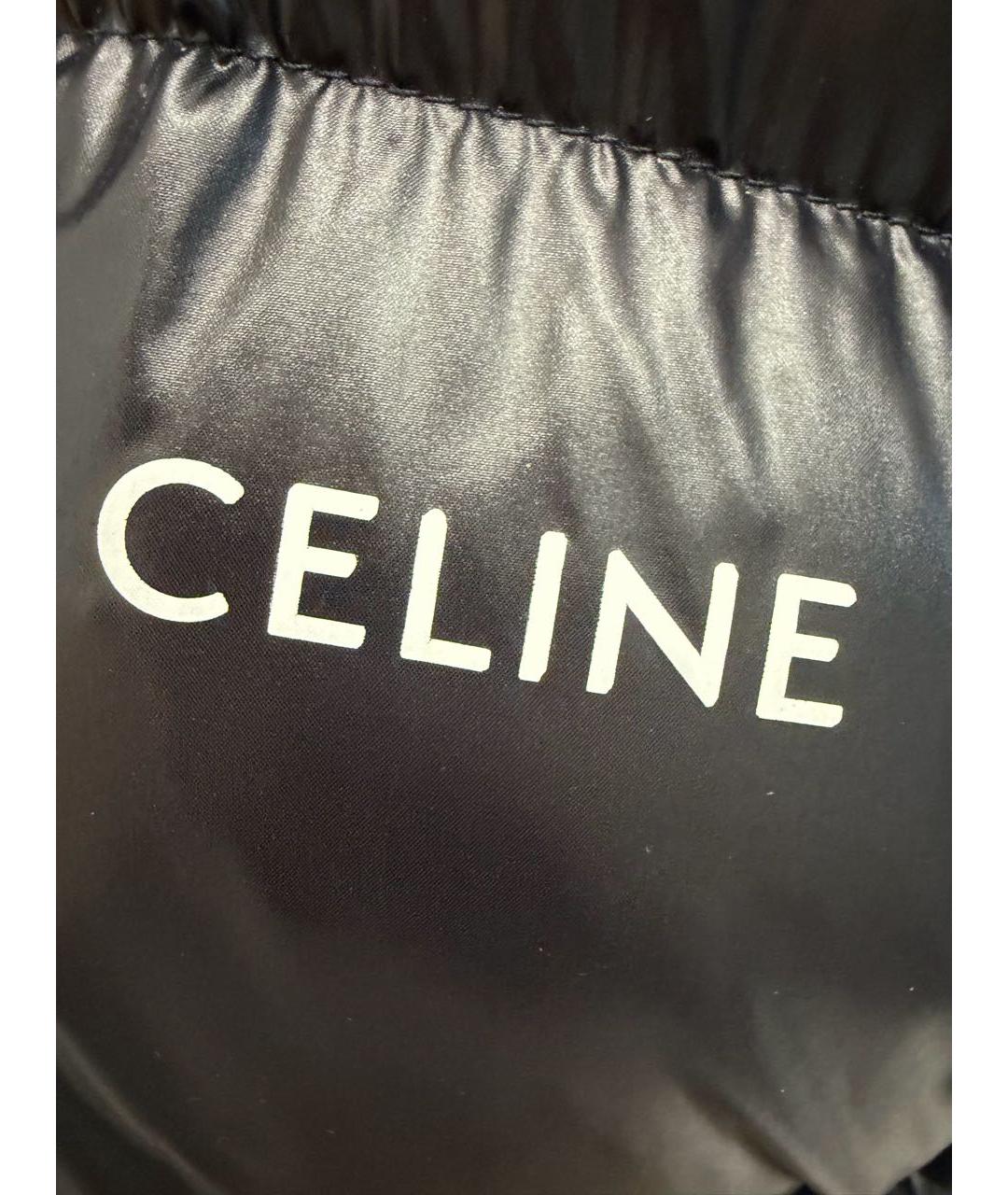 CELINE Черный пуховик, фото 5