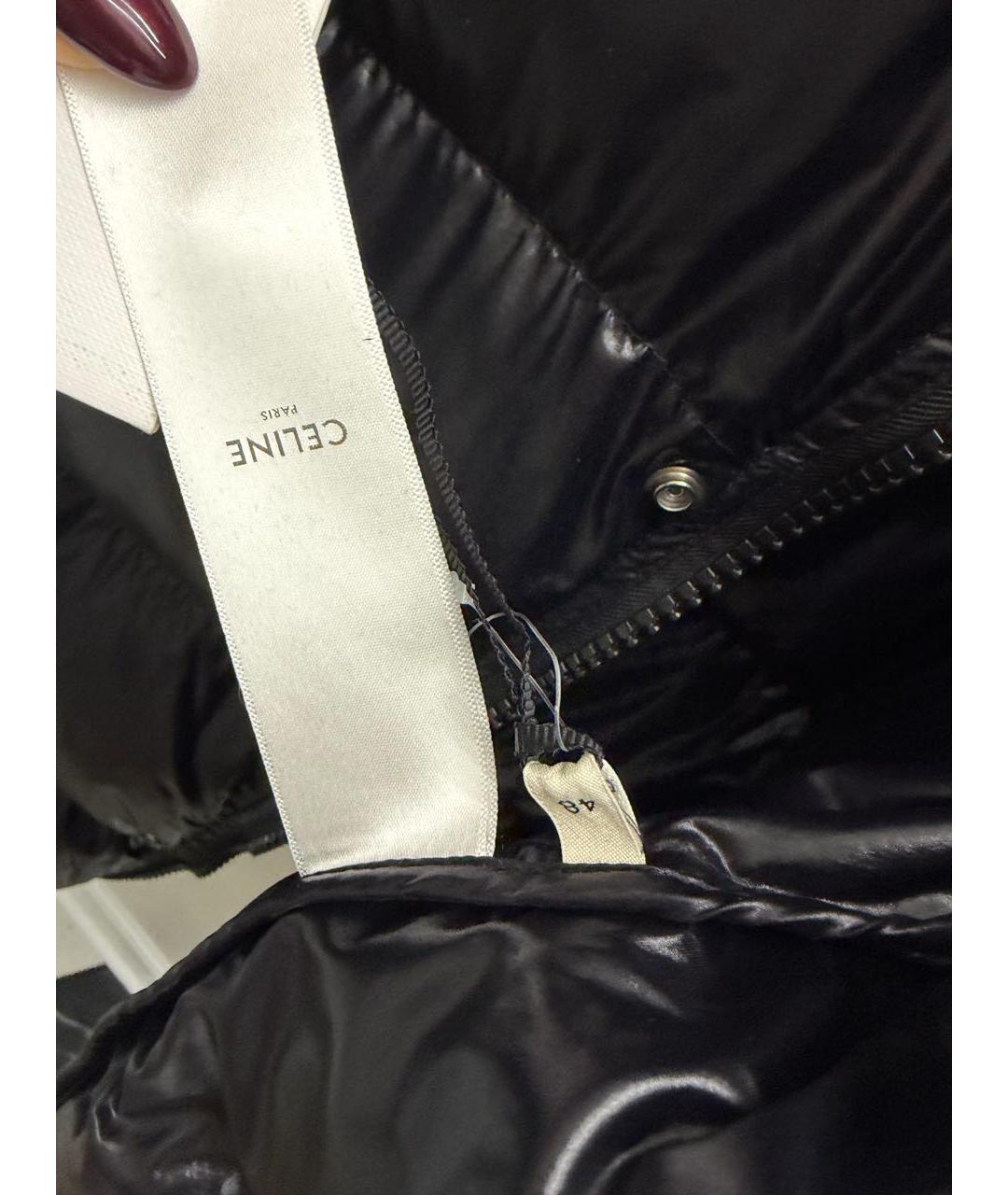 CELINE Черный пуховик, фото 4