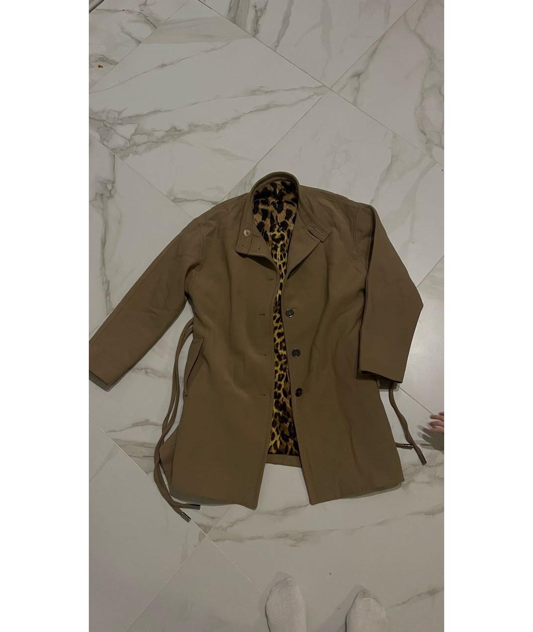 DOLCE&GABBANA Бежевое пальто, фото 4