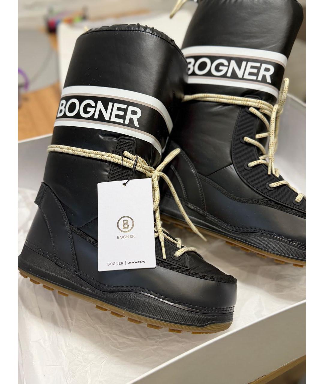 BOGNER Черные ботинки, фото 2